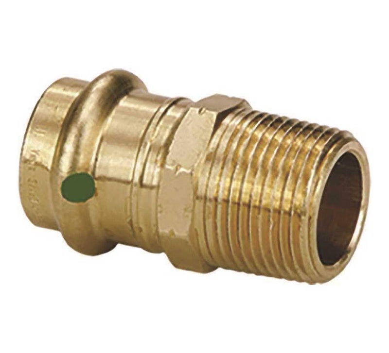 Viega 79230 ProPress Zero Lead Bronze Adapter with Male 3/4-Inch by 3/4-Inch P x Male NPT, by Viega - Image 2